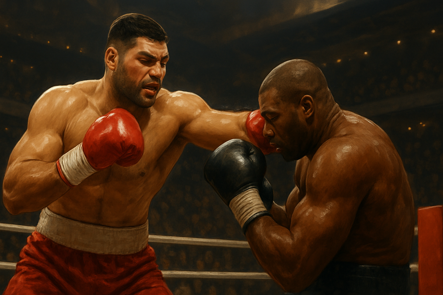 ArenaWire Boxing editorial illustration