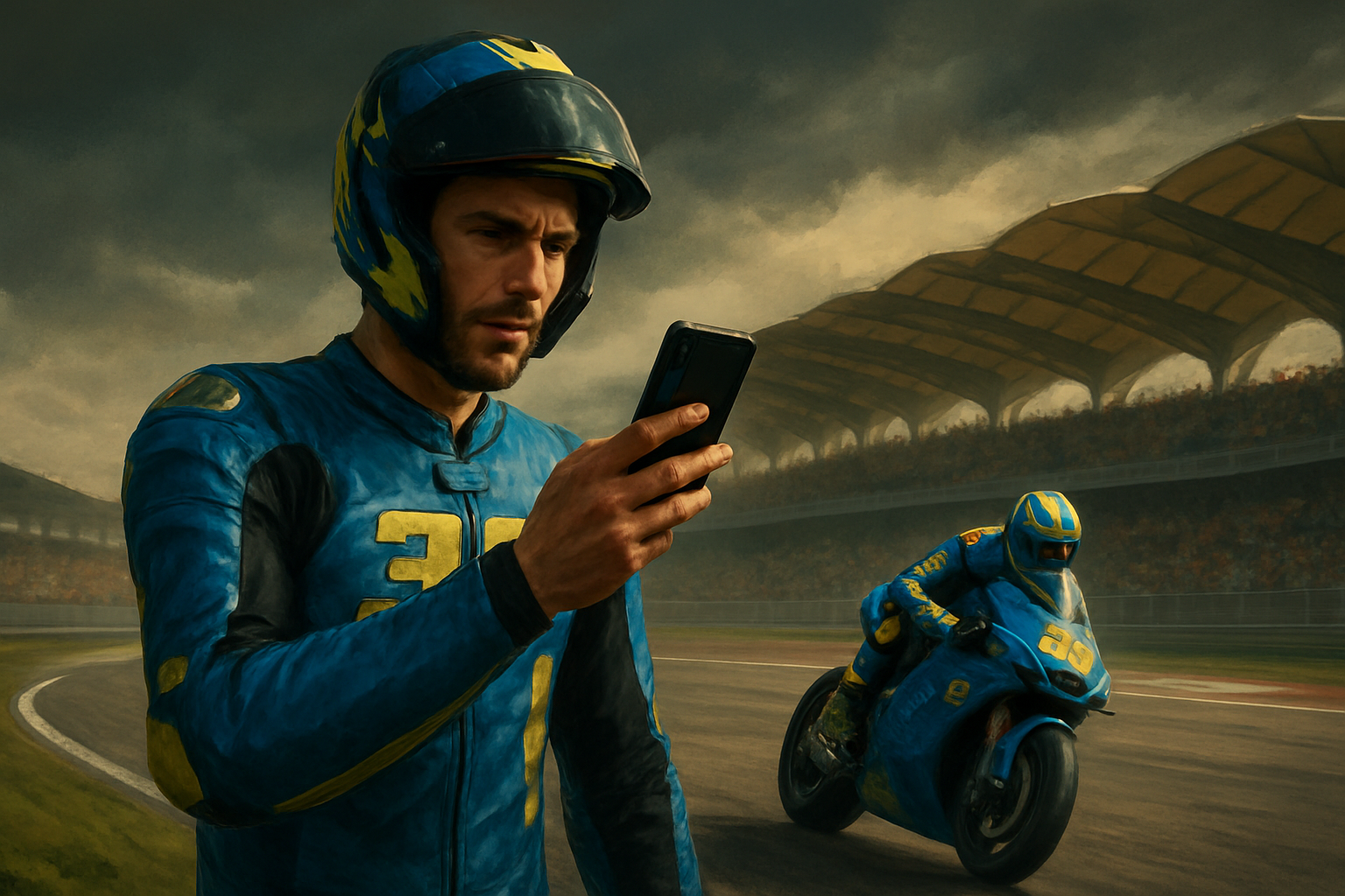 ArenaWire MotoGP editorial illustration