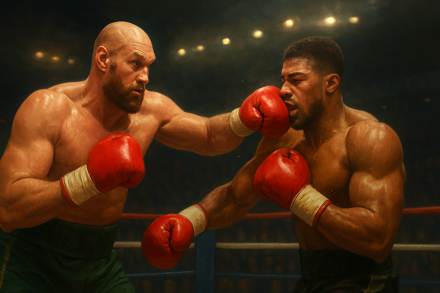 ArenaWire Boxing editorial illustration