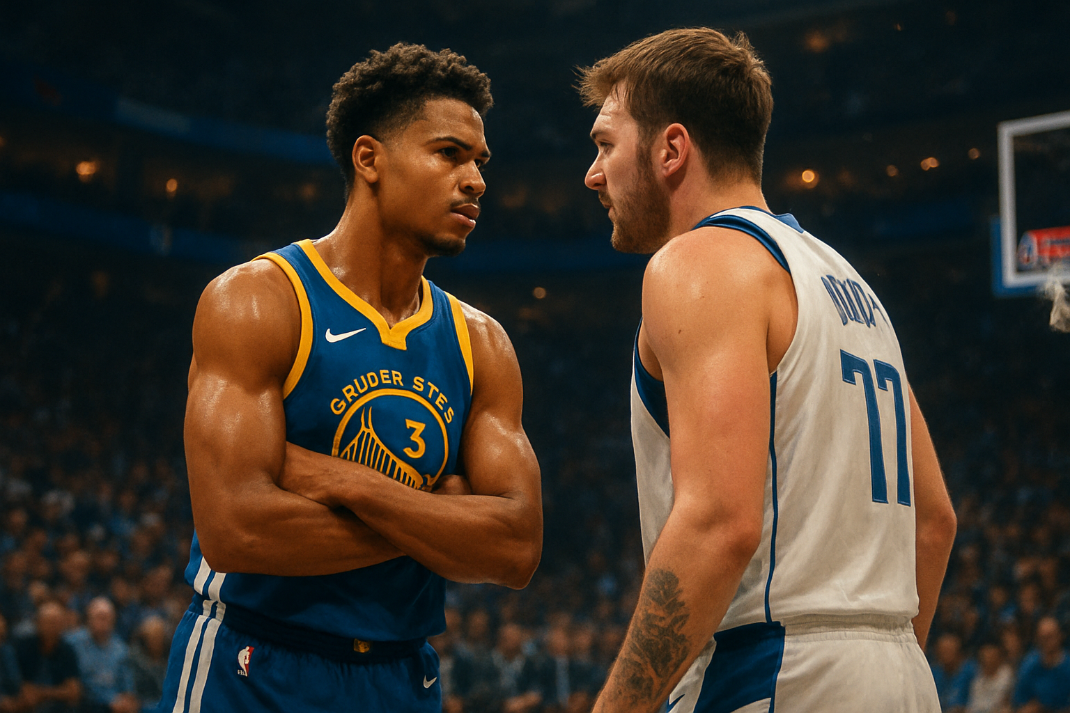ArenaWire NBA Basketball editorial illustration